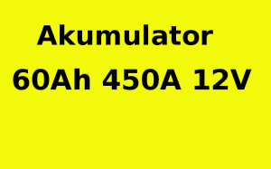 Akumulator 60ah 450a 